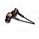 JVC HA-FR46-N Japan Series In-Ear Earphones - Bronze (3.5mm Plug / 120cm-cable)