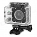 Water Resistant FPV HD 2.0" LTPS CCD Wide Angle Sports DV Camera w/ Wi-Fi - White + Black