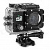 Water Resistant FPV HD 2.0" LTPS CCD Wide Angle Sports DV Camera w/ Wi-Fi - Black