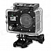 Water Resistant FPV HD 2.0" LTPS CCD Wide Angle Sports DV Camera w/ Wi-Fi - Black