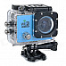 Water Resistant FPV HD 2.0" LTPS CCD Wide Angle Sports DV Camera w/ Wi-Fi - Blue + Black