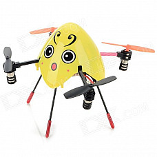 SH 2.4GHz 4-CH 6-Axis Outdoor R/C Helicopter Flying Egg w/ Gyroscope - Yellow