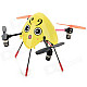 SH 2.4GHz 4-CH 6-Axis Outdoor R/C Helicopter Flying Egg w/ Gyroscope - Yellow