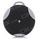 SLANG Round 3W Bluetooth V3.0 Multifunctional Speaker w/ Microphone, TF - Black