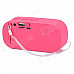 SLANG 3W Bluetooth V3.0 Multifunctional Speaker w/ FM / Microphone / TF - Deep Pink