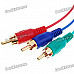 VGA Male to 3-RCA Male Shielded Cable (1.5M-Length)