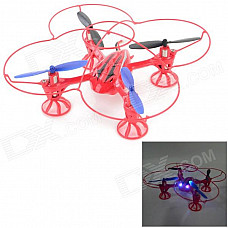 RunQia 2.4GHz 4-CH 6-Axis Outdoor R/C Quadcopter w/ Gyroscope - Red (6 x AA)