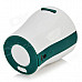 Q2 Mini Portable Bluetooth V2.1 Speaker w/ Microphone / FM / TF / Micro USB - White + Green