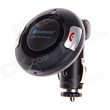 BT06 Car Cigarette Lighter Charger Bluetooth 2.0 Hands-free Kit w/ Speaker - Black