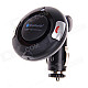 BT06 Car Cigarette Lighter Charger Bluetooth 2.0 Hands-free Kit w/ Speaker - Black