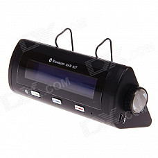 BT8106 Bluetooth Car Kit w/ Caller ID Display, Automatic Connection, Bluetooth Hands-free - Black