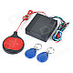 YH-8903 Motorcycle Anti-Thief ID Card Inductive Invisible Lock - Black + Red