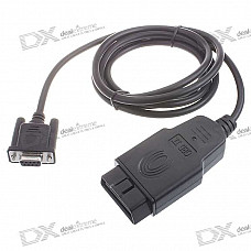 Volvo Vehicle RS232 OBD II Diagnostic Cable with Software CD