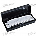 Swan Silver Copper Alloy 10-hole Harmonica with Protective Case (C-Key)