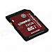 Kingston SDA3/32GB Class 3 High Speed SD Card w/ Overwrite Protection Switch - Crimson (32GB)