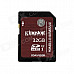 Kingston SDA3/32GB Class 3 High Speed SD Card w/ Overwrite Protection Switch - Crimson (32GB)