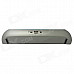 B13 Wireless Bluetooth Speaker w/ Microphone, Hands-free, TF, FM, Micro USB - Silver