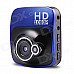 HD 2.0" 1080P 140 Degree Wide Angle Car DVR Recorder w/ Night Vision, H.264, Sensor, WDR - Blue