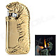 Creative Tiger Shaped Butane Aluminum Alloy Lighter - Golden