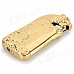 Creative Tiger Shaped Butane Aluminum Alloy Lighter - Golden