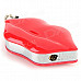 Creative Red Lip Shaped Zinc Alloy Butane Lighter - Pink