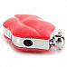 Creative Red Lip Shaped Zinc Alloy Butane Lighter - Pink