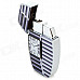 SYSH0035 Creative Stereoscopic Watch Style Zinc Alloy Butane Lighter - Black + Silver