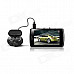 Sunty Ambarella A7 18MP 1080P CMOS 176' Wide Angle 3" Rear View Car DVR Recorder - Black
