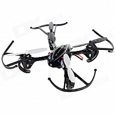 RunQia 2.4GHz 4-CH 6-Axis Outdoor R/C Quadcopter w/ Gyroscope - Black (6 x AA)