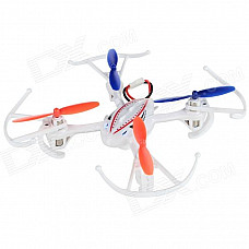 RunQia 2.4GHz 4-CH 6-Axis Outdoor R/C Quadcopter w/ Gyroscope - White (6 x AA)