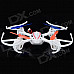 RunQia 2.4GHz 4-CH 6-Axis Outdoor R/C Quadcopter w/ Gyroscope - White (6 x AA)