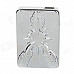 Windproof Aluminum Alloy USB Rechargeable Lighter - Silver (5V)