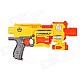 Electric Bursts Soft Bullet Toy Gun - Red + Yellow