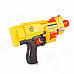 Electric Bursts Soft Bullet Toy Gun - Red + Yellow