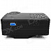 H80 Portable Home Theater LED Projector w/ HDMI / AV / VGA / USB / SD - Black