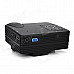 H80 Portable Home Theater LED Projector w/ HDMI / AV / VGA / USB / SD - Black