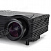 H80 Portable Home Theater LED Projector w/ HDMI / AV / VGA / USB / SD - Black