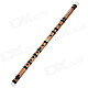 HL-003 Chinese Traditional Handcrafted Bamboo Flute (F-Key) - Black + Brown