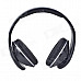 QY-990 Stylish Super Bass Headphones for Samsung / IPHONE - Black (120cm-Cable / 3.5mm Plug)