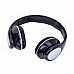 QY-990 Stylish Super Bass Headphones for Samsung / IPHONE - Black (120cm-Cable / 3.5mm Plug)