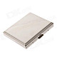 Ultra-Thin Fashion Zinc Alloy Cigarette - Silver