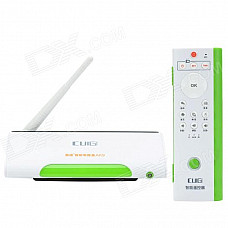 Guigi AK9 Android 4.2 Dual-Core Mini PC TV Box w/ Wi-Fi, 2.0MP Cam, 1GB RAM, 8GB ROM - White + Green