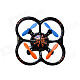 NIHUI U207 2.4GHz 6-Axis Gyro R/C Micro Quadcopter UFO - Black