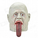 SYVIO White Ghost Emissary Mask for Halloween / Costume Party - White + Red