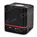 Portable Q1 Mini Bluetooth v2.1 Speaker w/ TF / FM / Microphone - Black