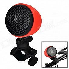 Portable Bicycle Waterproof IPX 4 Bluetooth V3.0+EDR Stereo Wireless Speaker - Red