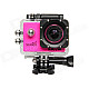 SJCAM SJ4000 Wi-Fi 1.5" TFT 12.0 MP 2/3 CMOS 1080P Full HD Sports Digital Video Camera - Deep Pink