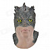 SYVIO Men's Lizardman Style Mask - Black + Flesh Color