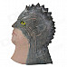 SYVIO Men's Lizardman Style Mask - Black + Flesh Color