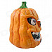 Halloween Costumes Lighting + Acoustic Induction Terrorist Pumpkin Ghost Head - Orange + Black